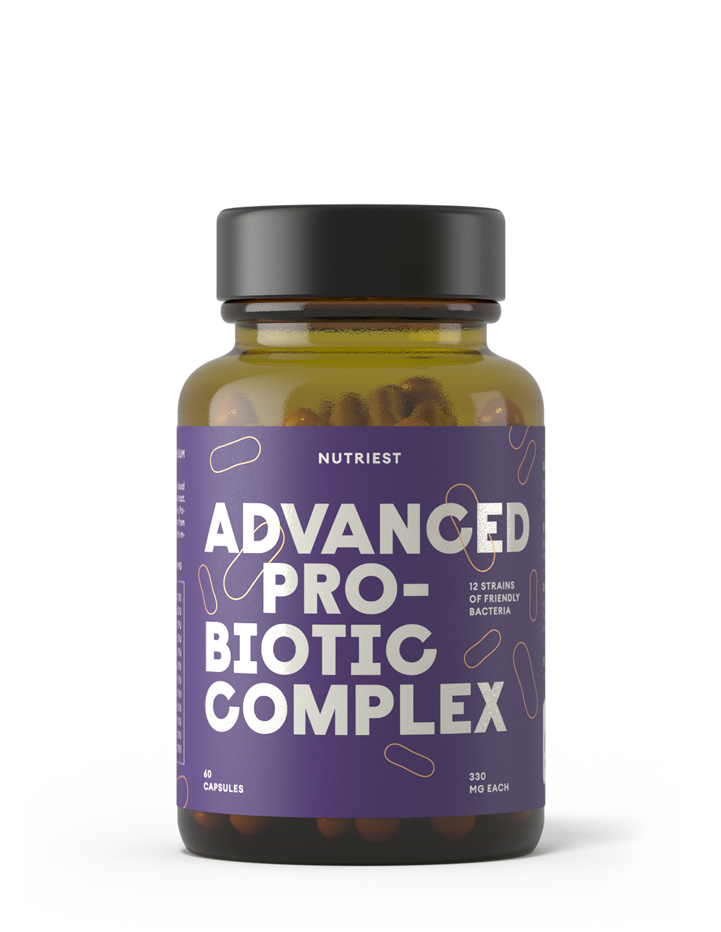 Capsules avancées de complexe probiotique