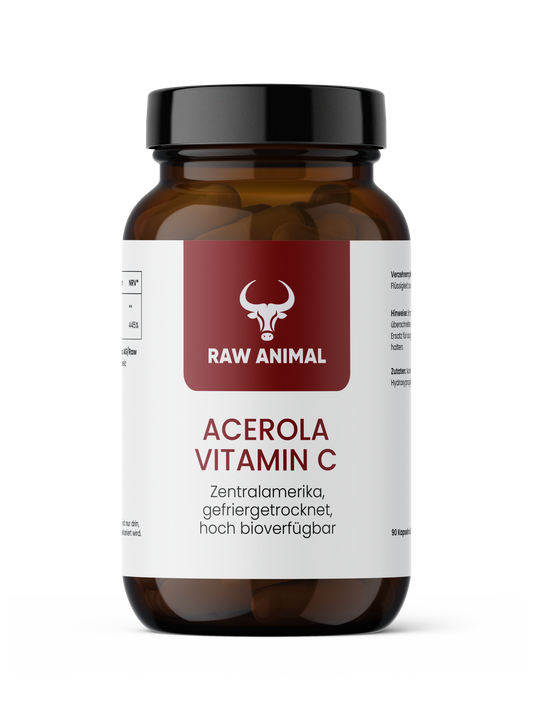 Capsules d'acérola à haute dose de vitamine C